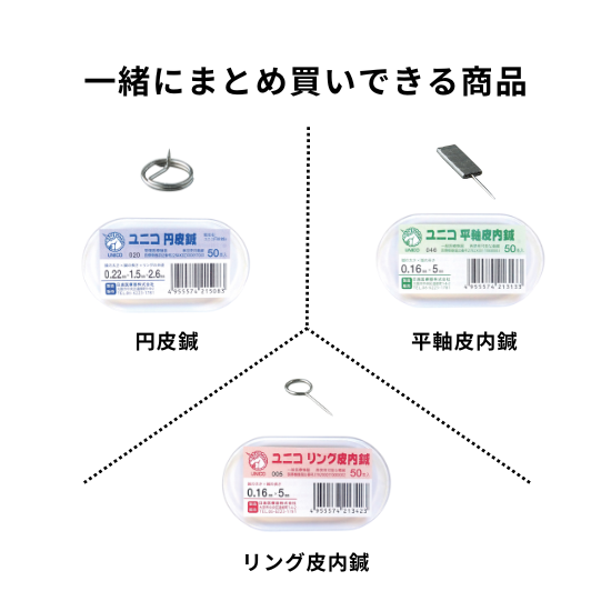 画像2: 【20箱以上】ユニコ平軸皮内鍼 50本入